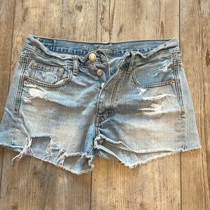 AE distressed Jean shorts